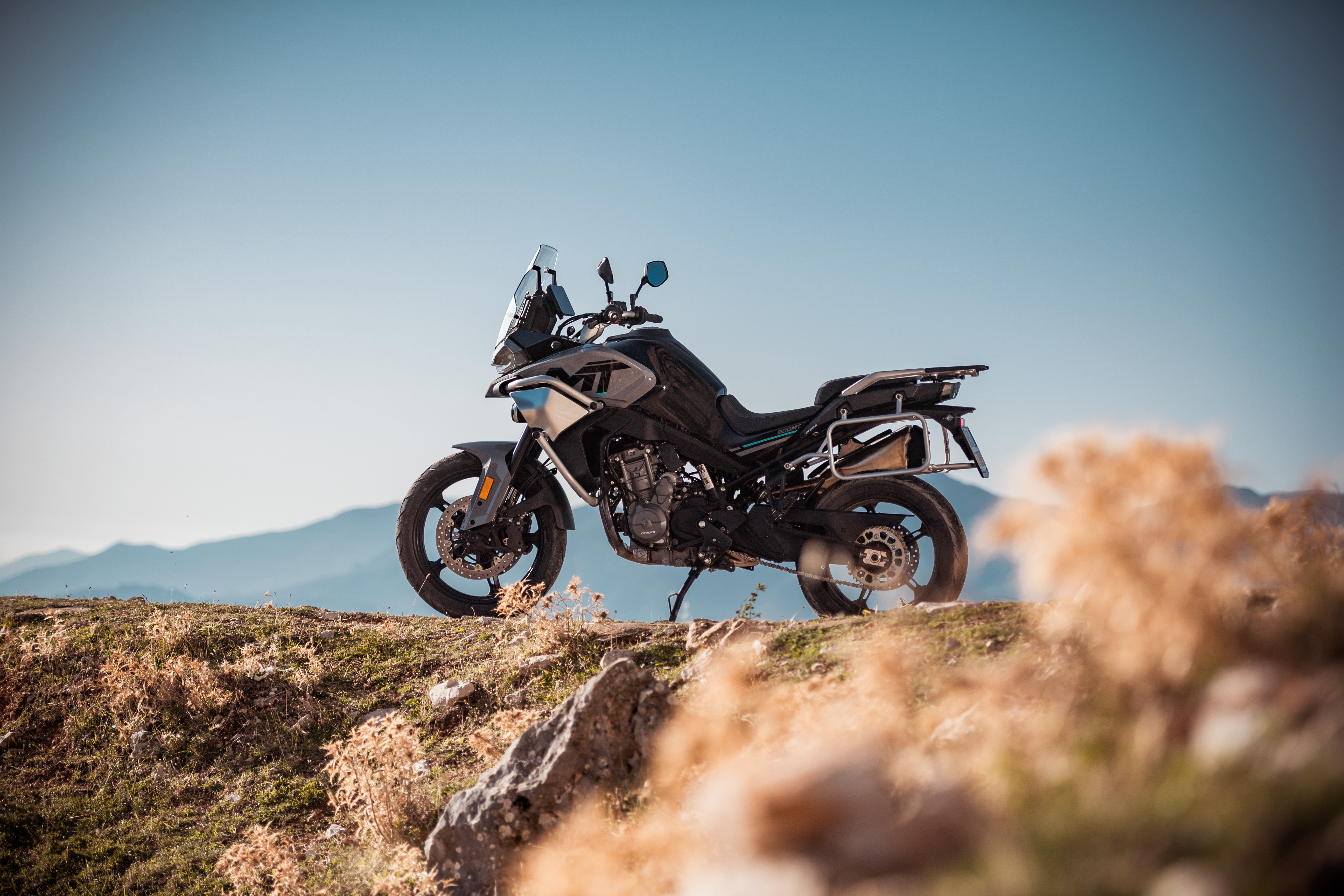 The CFMOTO 800MT SPORT in its element