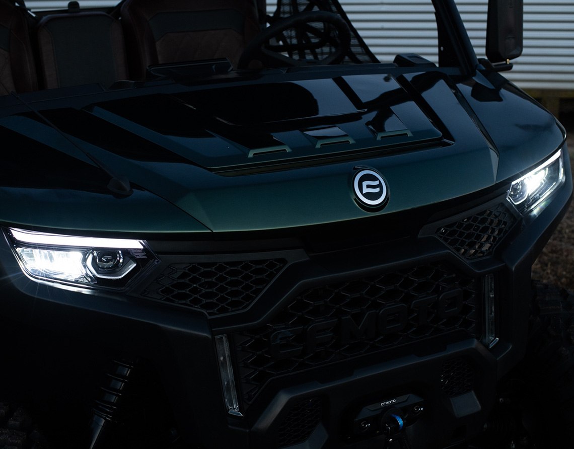 UFORCE U10 PRO · Front lighting detail