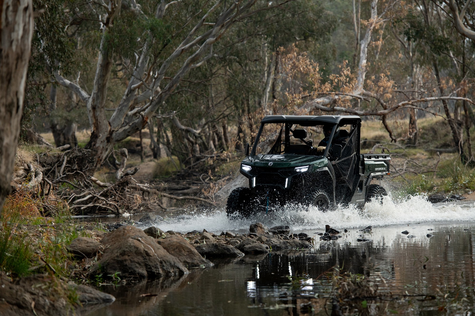 The CFMOTO UFORCE U10 PRO in its element