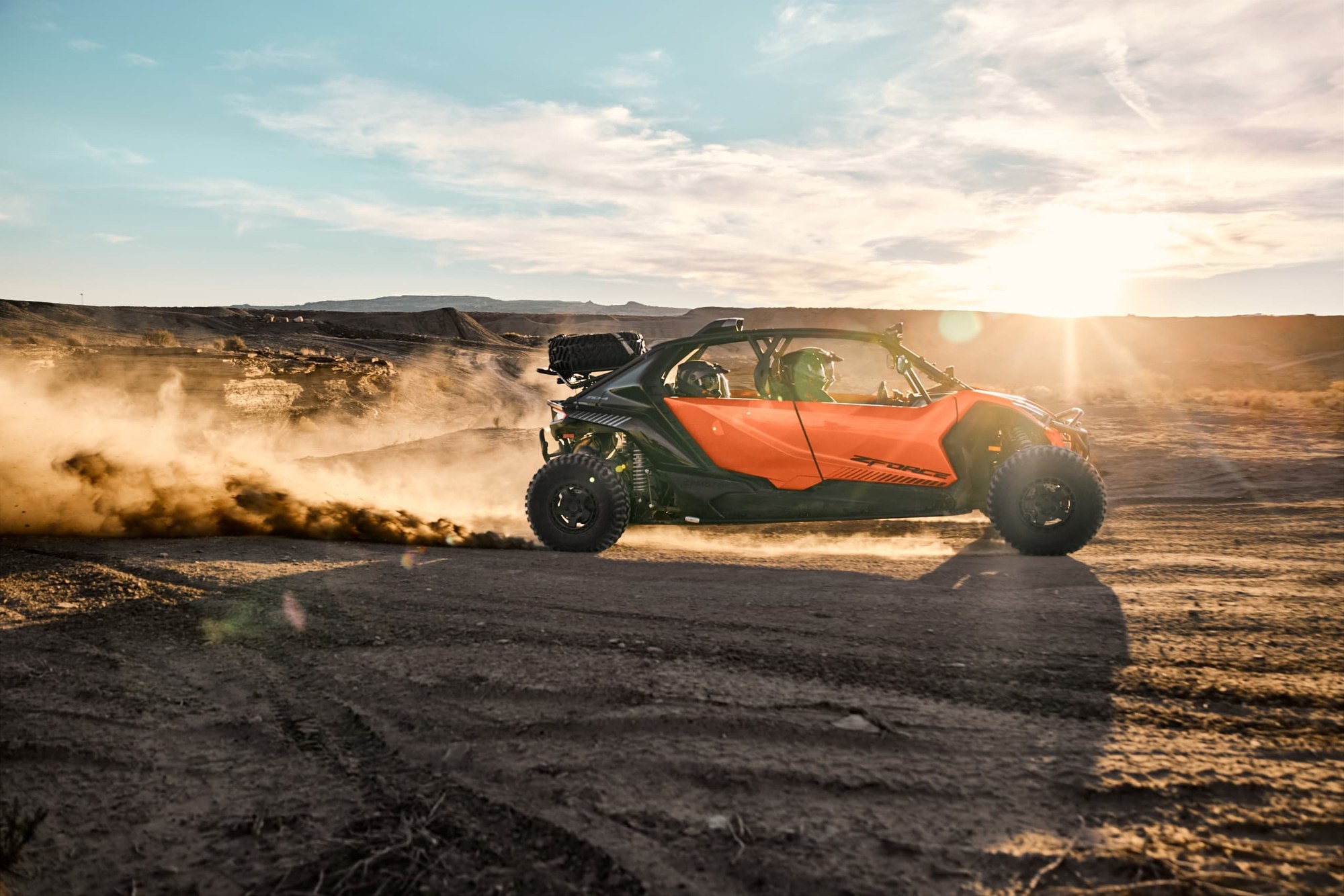 The CFMOTO ZFORCE Z10-4 in its element