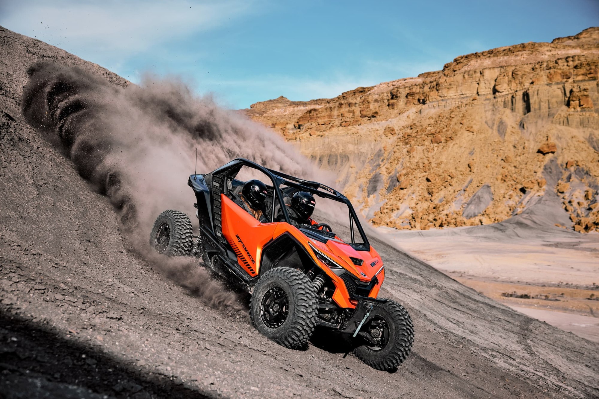 The CFMOTO ZFORCE Z10 in its element